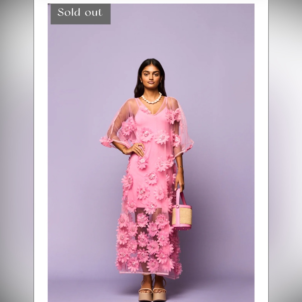 Floral Pink Dress west palm beach tela mercantile